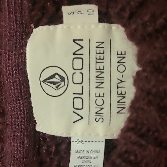 Volcom Cold Days Striped Crewneck Sweater S - Picture 4 of 7